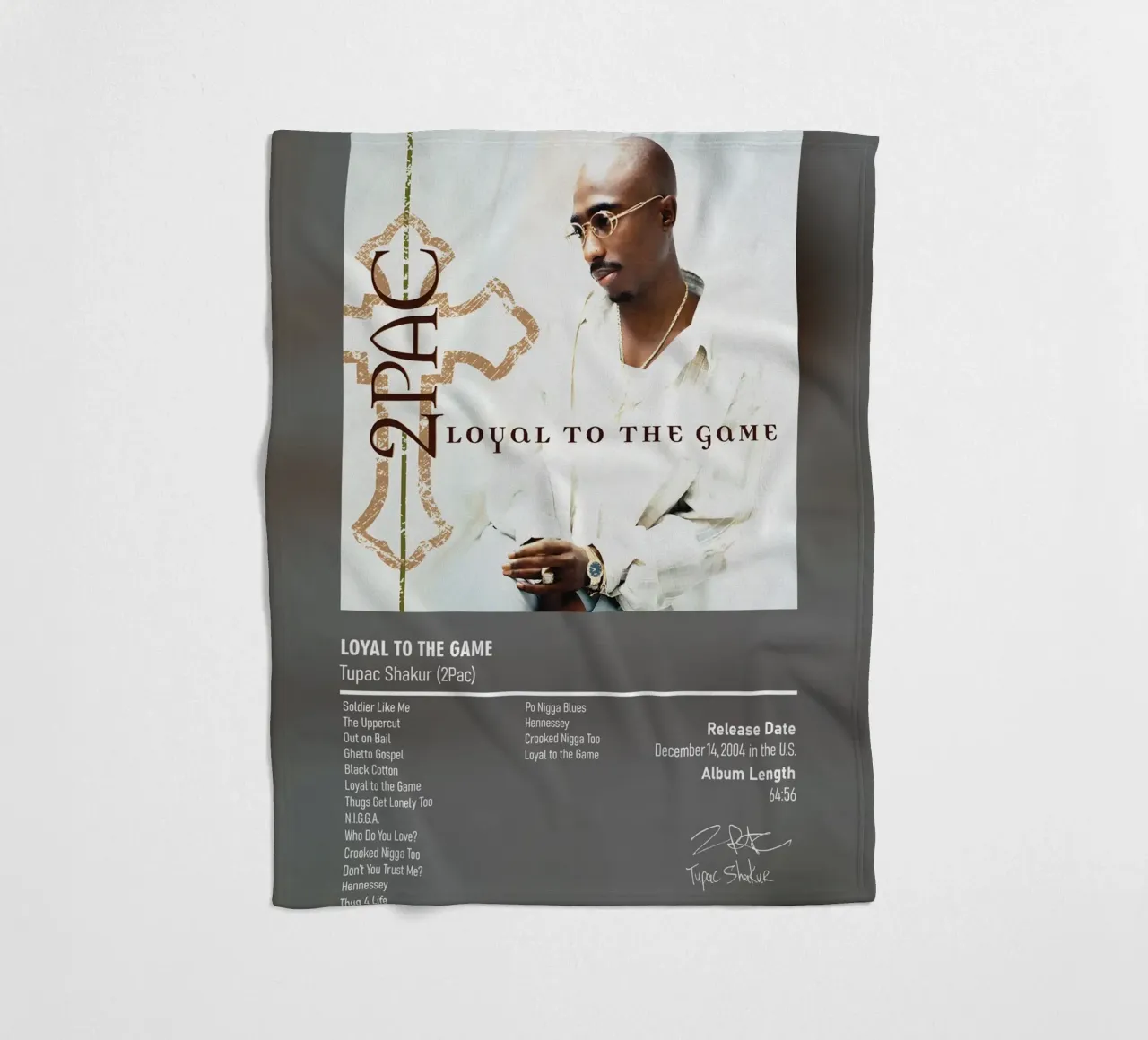 Loyal to the Game (2004) by Tupac Shakur 2Pac coperta in pile da DGUnder