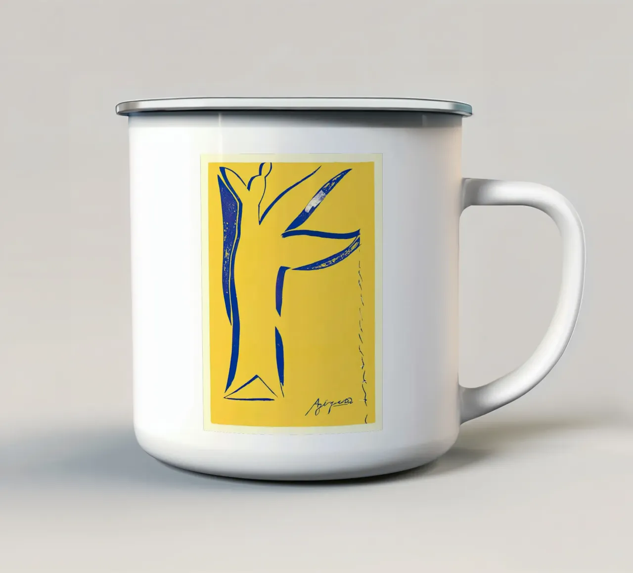 Da Garmi Diva tazza in smalto da Lile Shop