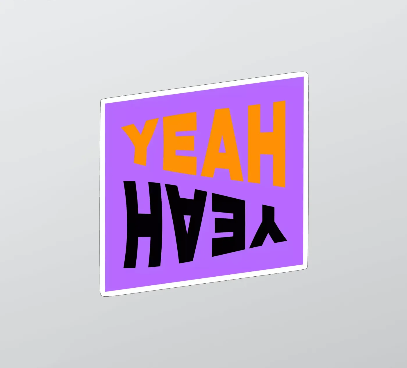 yeah yeah adesivo da Sticker King