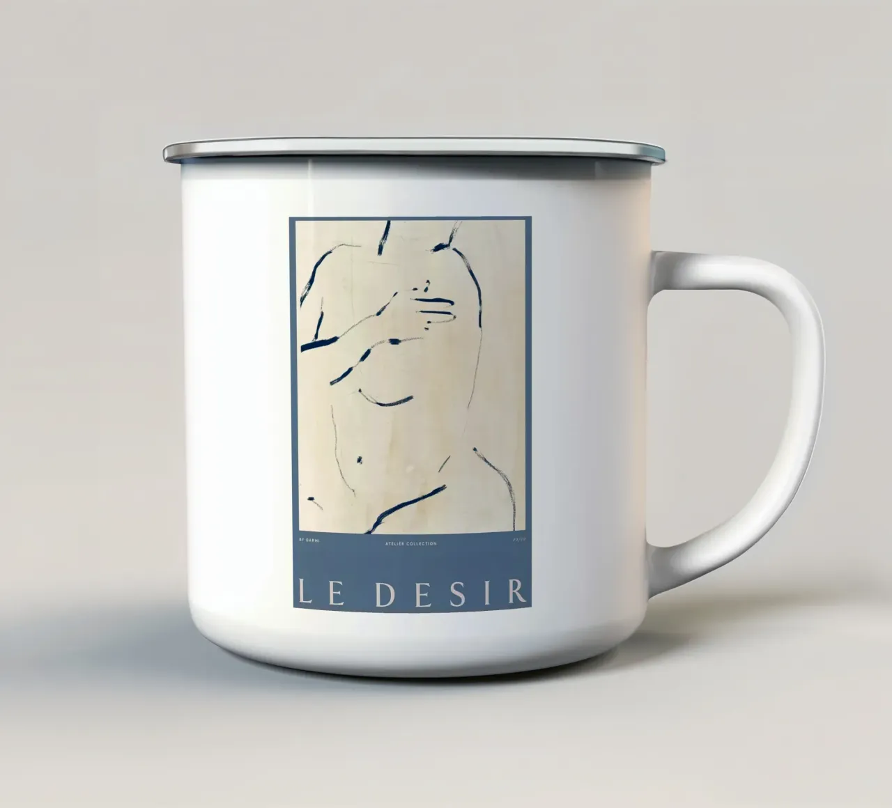 By Garmi Le Desir tazza in smalto da Lile Shop