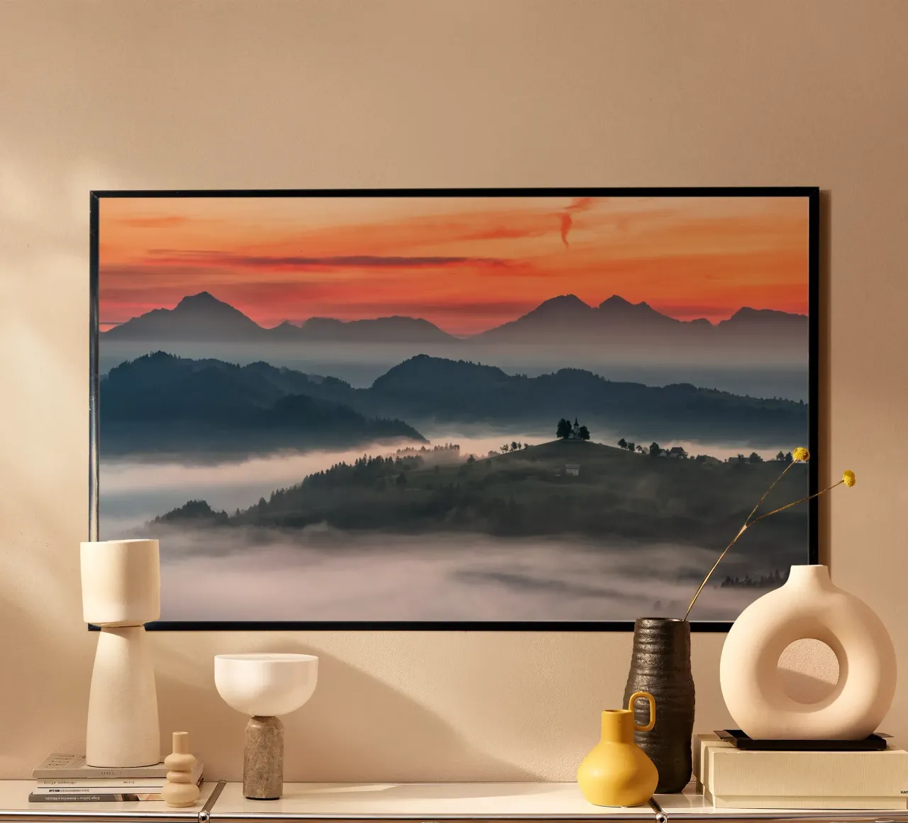 Paesaggio onirico carta hahnemühle da PhotoVibe Decor