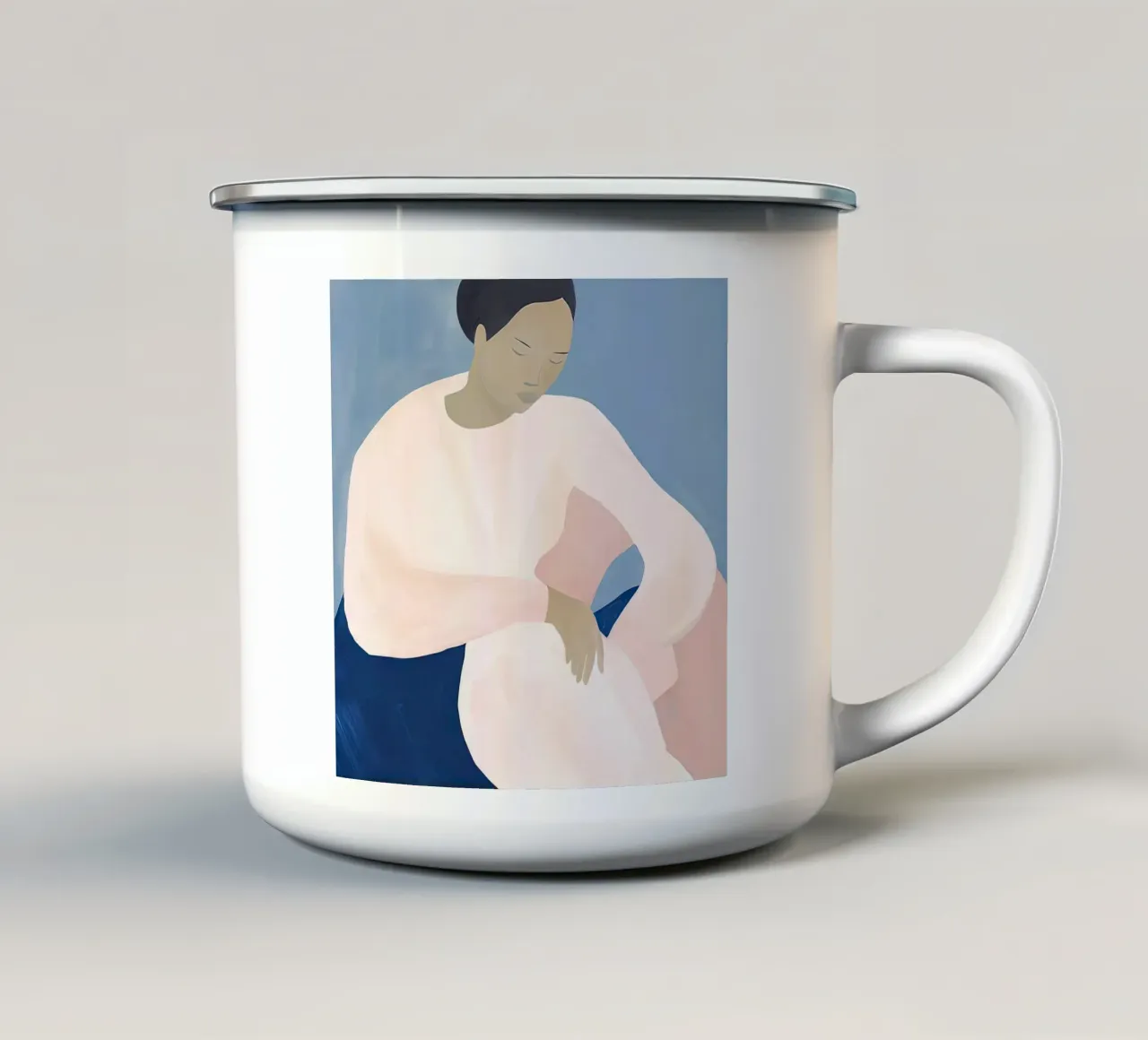 Da Garmi Pleased tazza in smalto da Lile Shop
