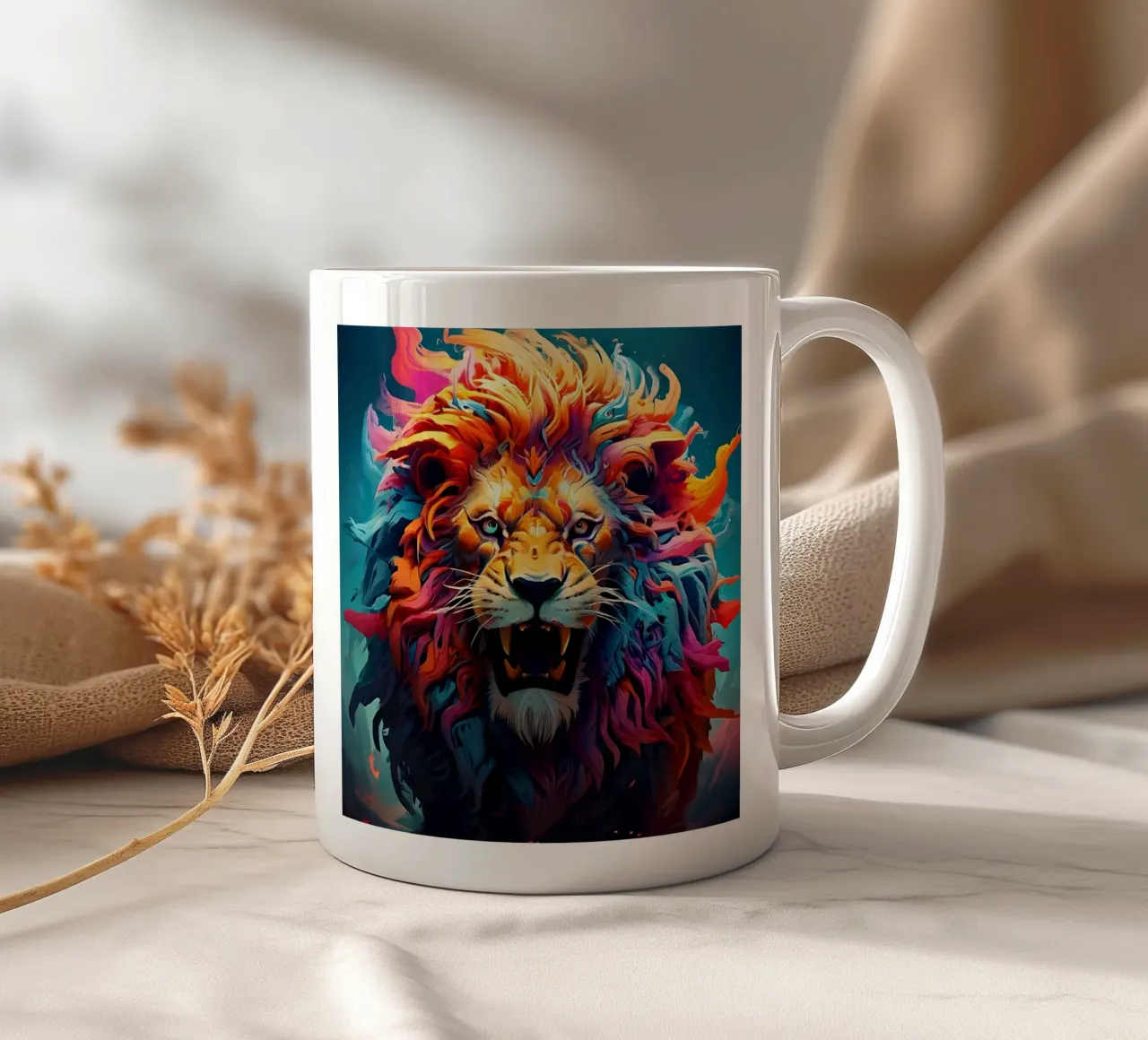 Leone_Stile_J_1 tazza in ceramica da Tierisch bunt by LK