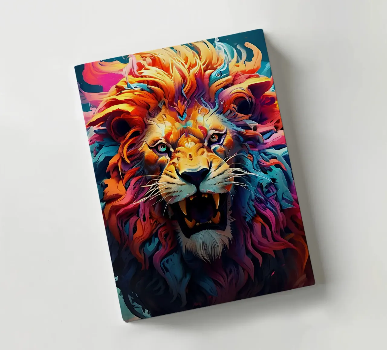 Lion_Style_J_1 notebook by Tierisch bunt by LK