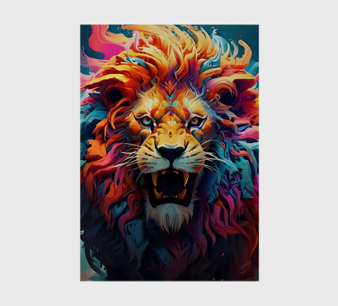 Lion_Style_J_1 notebook by Tierisch bunt by LK