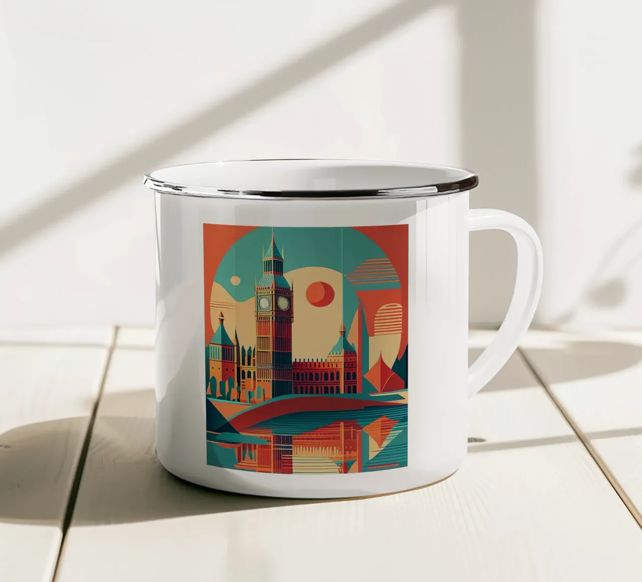 London tazza in smalto da Guy