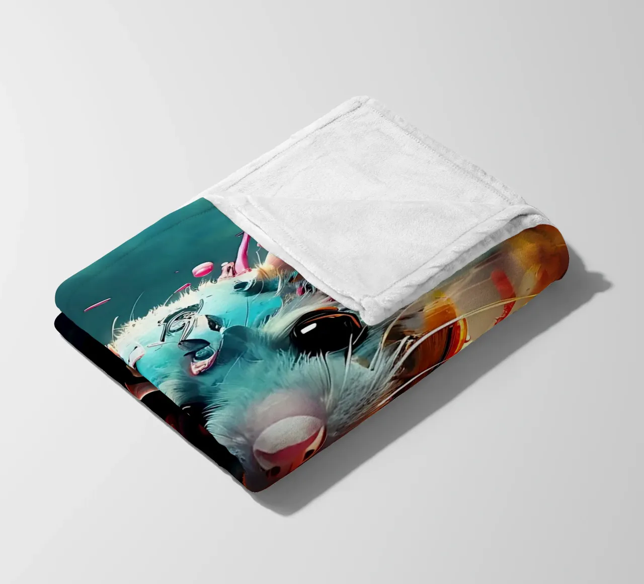 Stile_mouse_J_1 coperta in pile da Tierisch bunt by LK