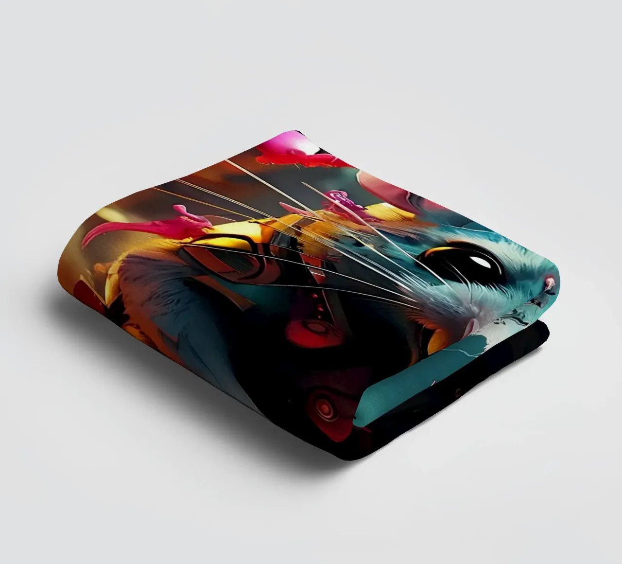 Mouse_style_J_1 towel by Tierisch bunt by LK