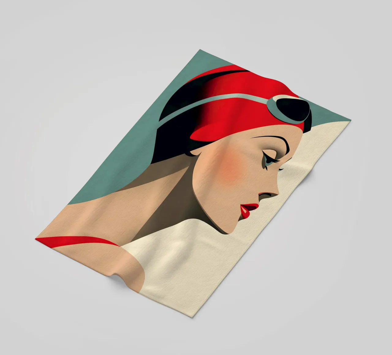 Bademode d'epoca telo mare da M-Ulrich-Digital Art