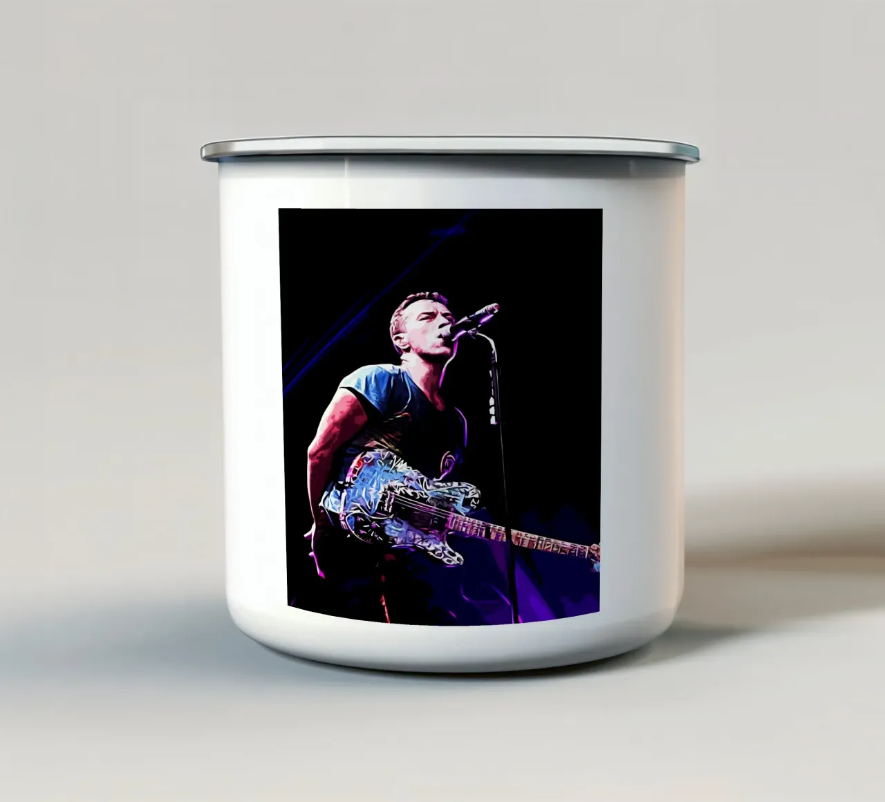 coldplay band musica 5 Arte tazza in smalto da music soul
