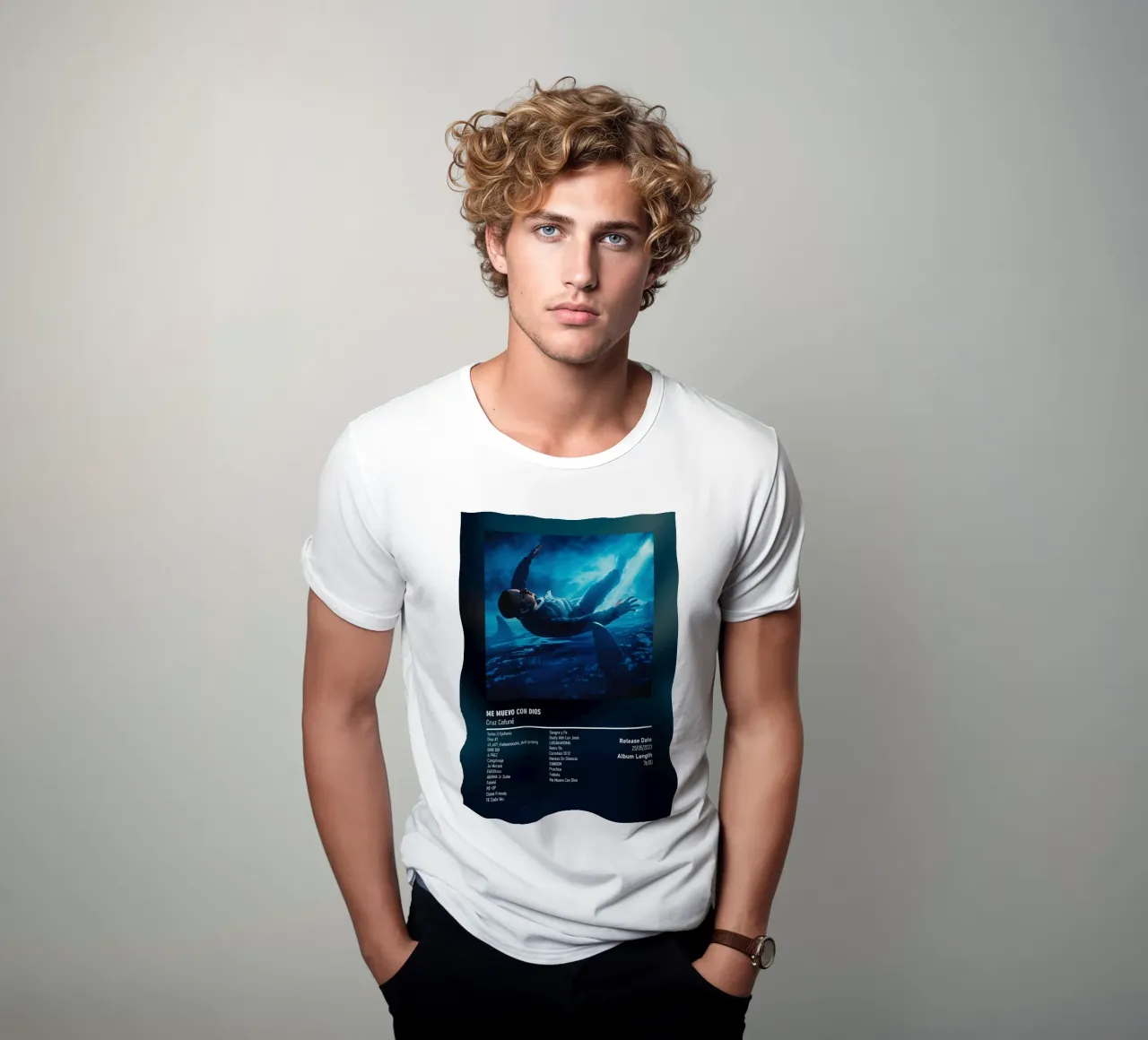 Me Muevo Con Dios (2023) Cruz Cafuné t-shirt da DGUnder