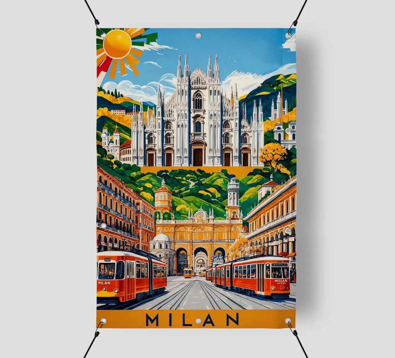 Milan telo in pvc da Guy
