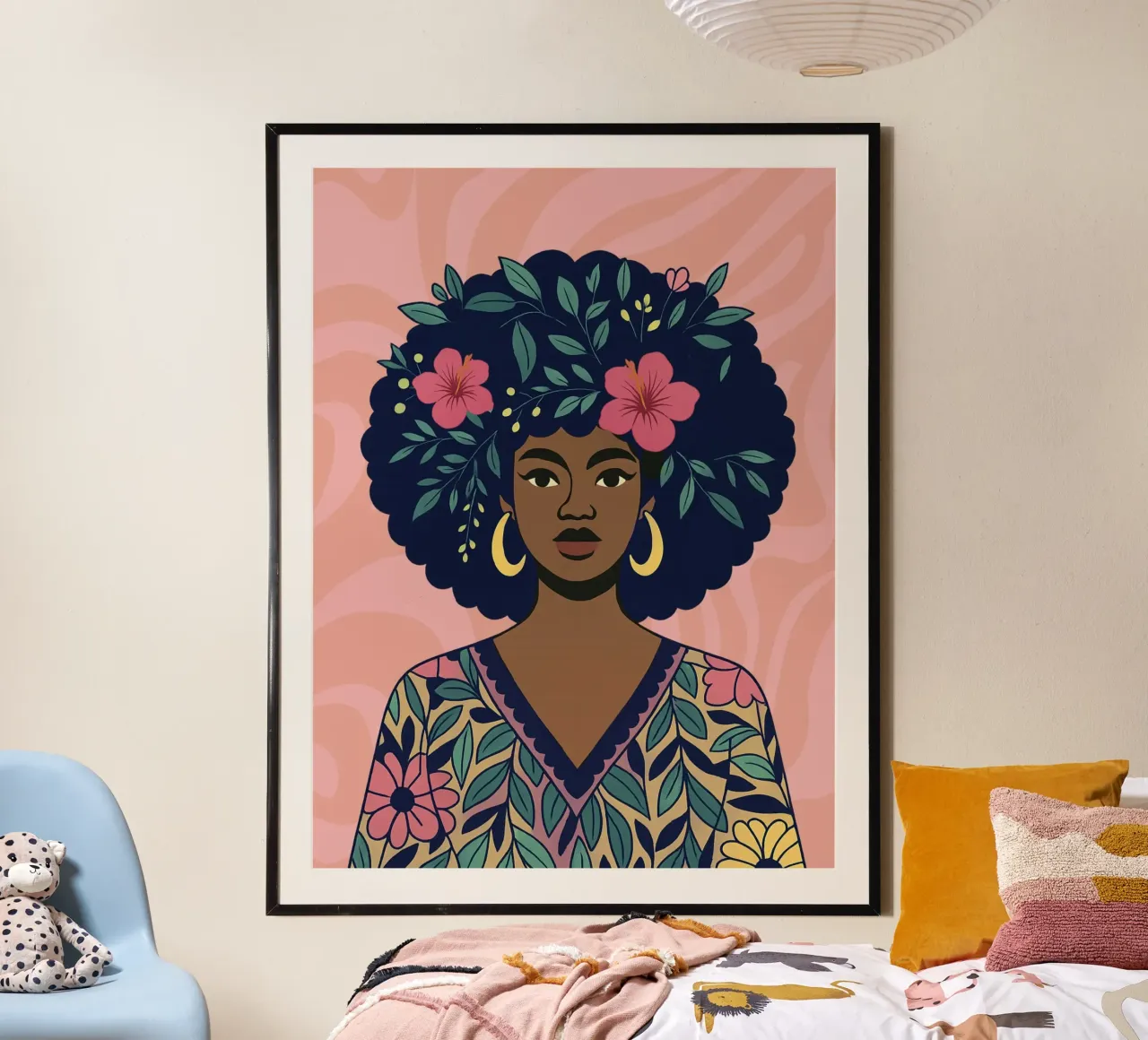 She who blooms carta hahnemühle da Taika Tori Art