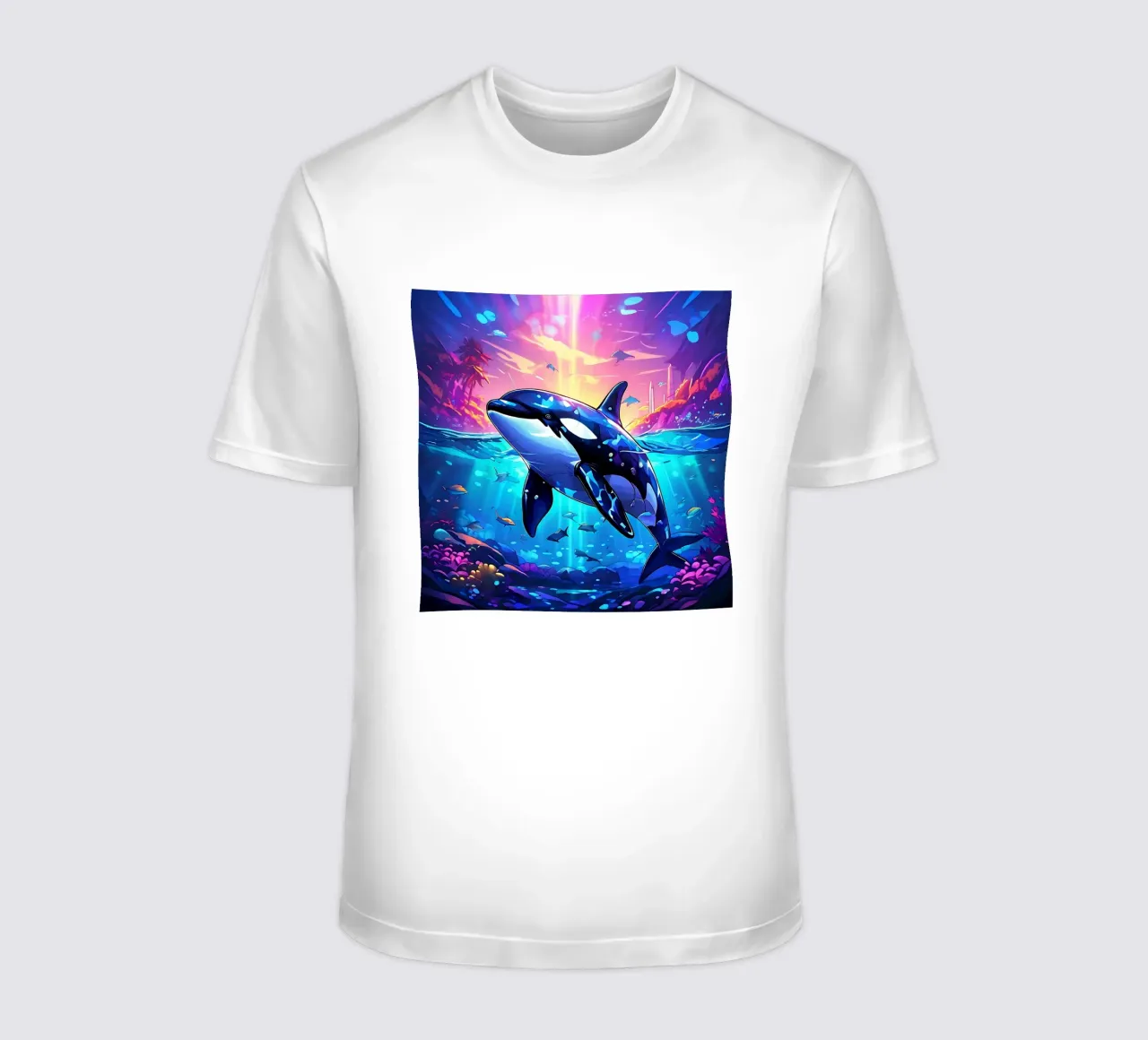Orca_Stil_J_1 t-shirt da Tierisch bunt by LK
