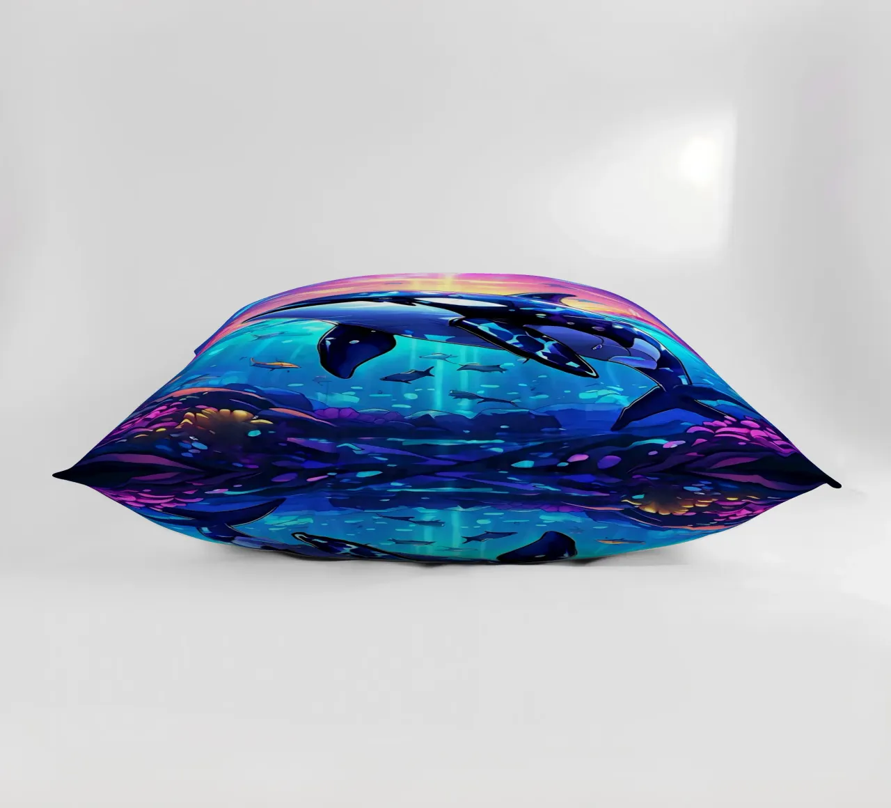 Orca_Stil_J_1 cuscino da Tierisch bunt by LK