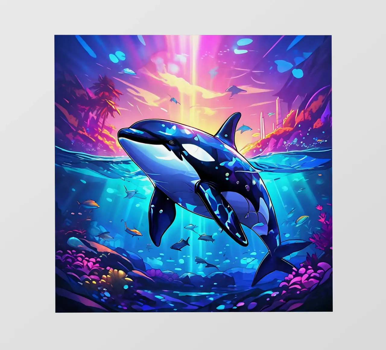 Orca_Stil_J_1 telo in pvc da Tierisch bunt by LK