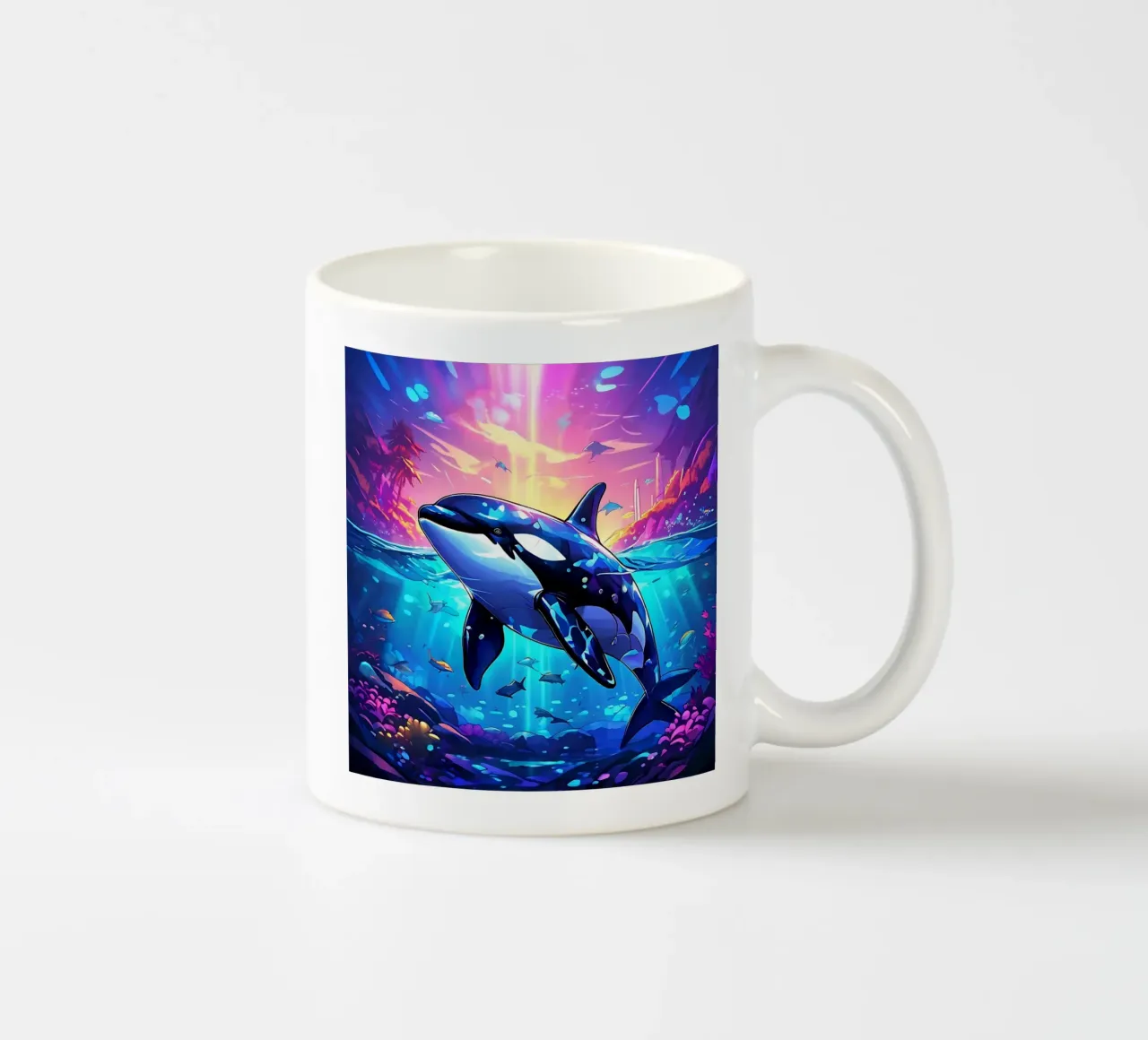Orca_Stil_J_1 tazza in ceramica da Tierisch bunt by LK