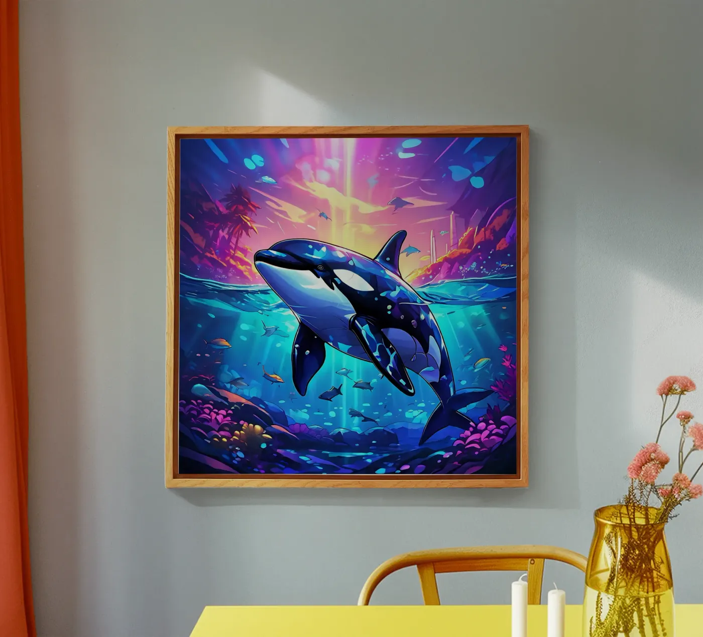 Orca_Stil_J_1 plexiglass da Tierisch bunt by LK