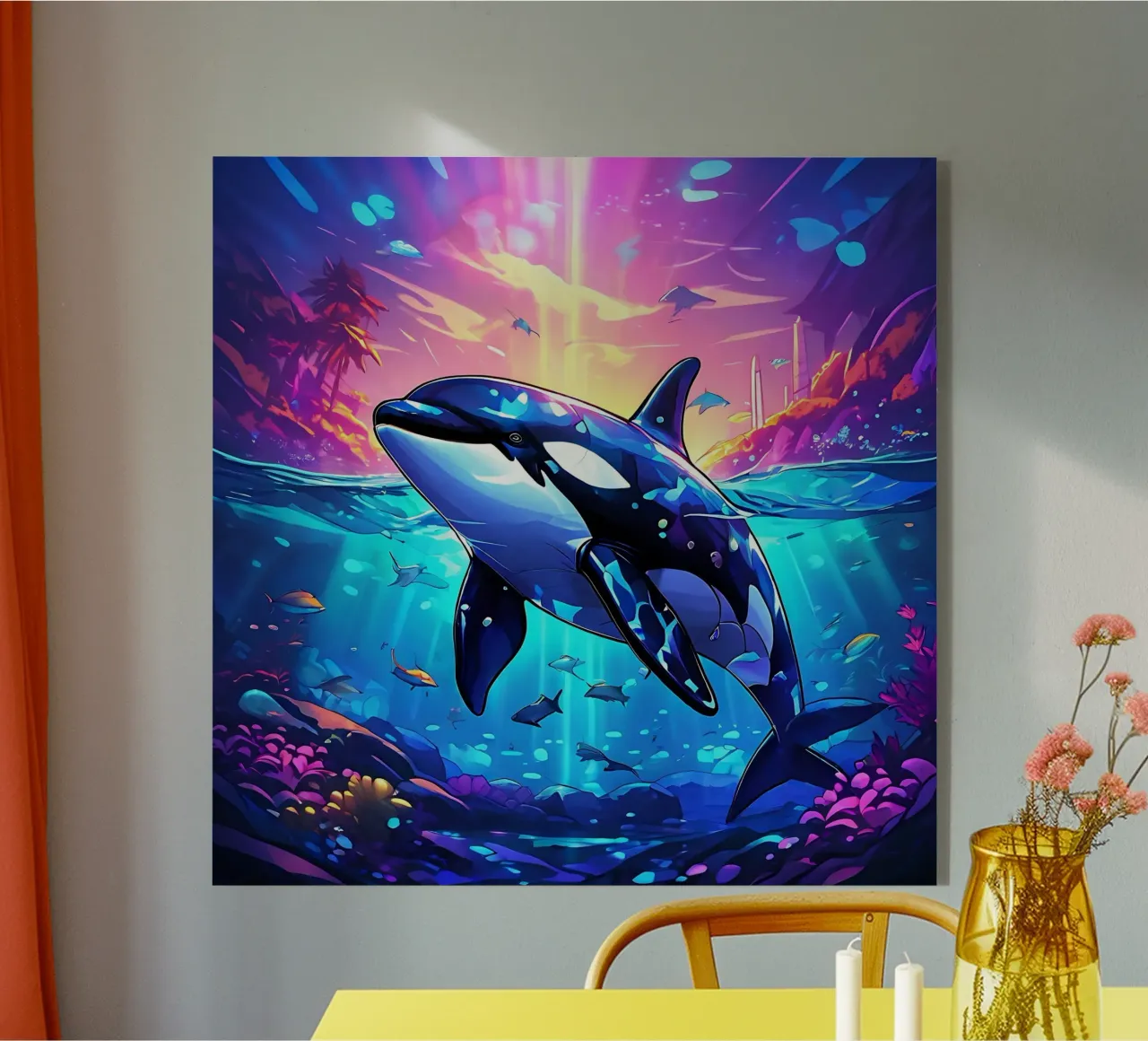 Orca_Stil_J_1 plexiglass da Tierisch bunt by LK