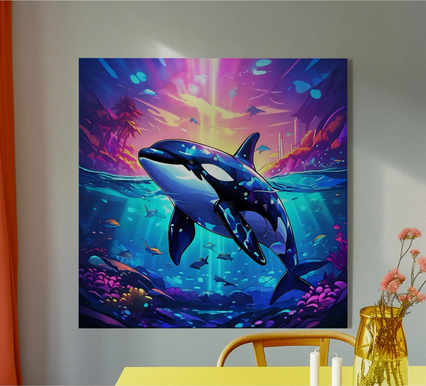 Orca_Stil_J_1 plexiglass da Tierisch bunt by LK