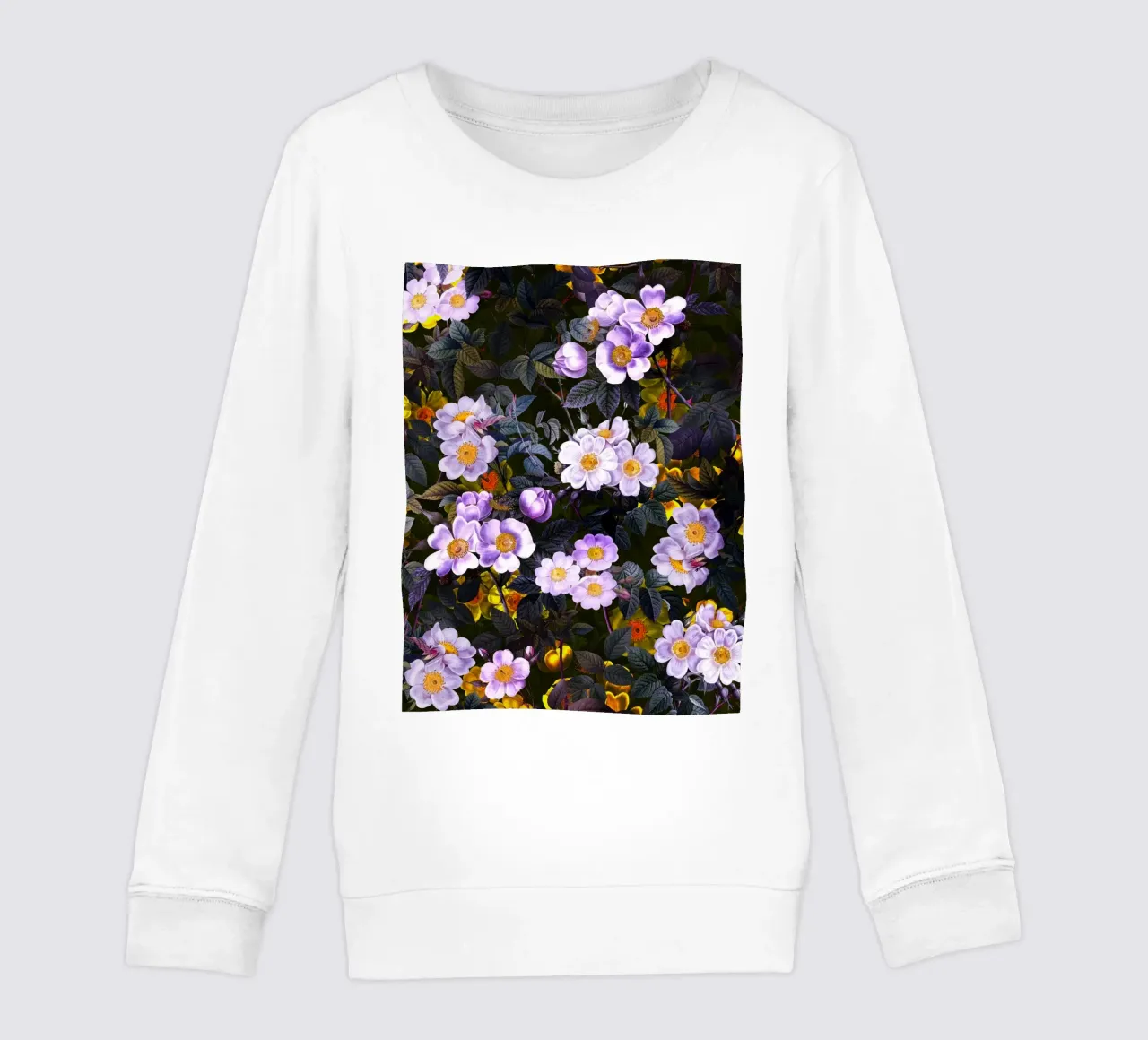 Midnight Forest IV kids sweatshirt by burcukorkmazyurek