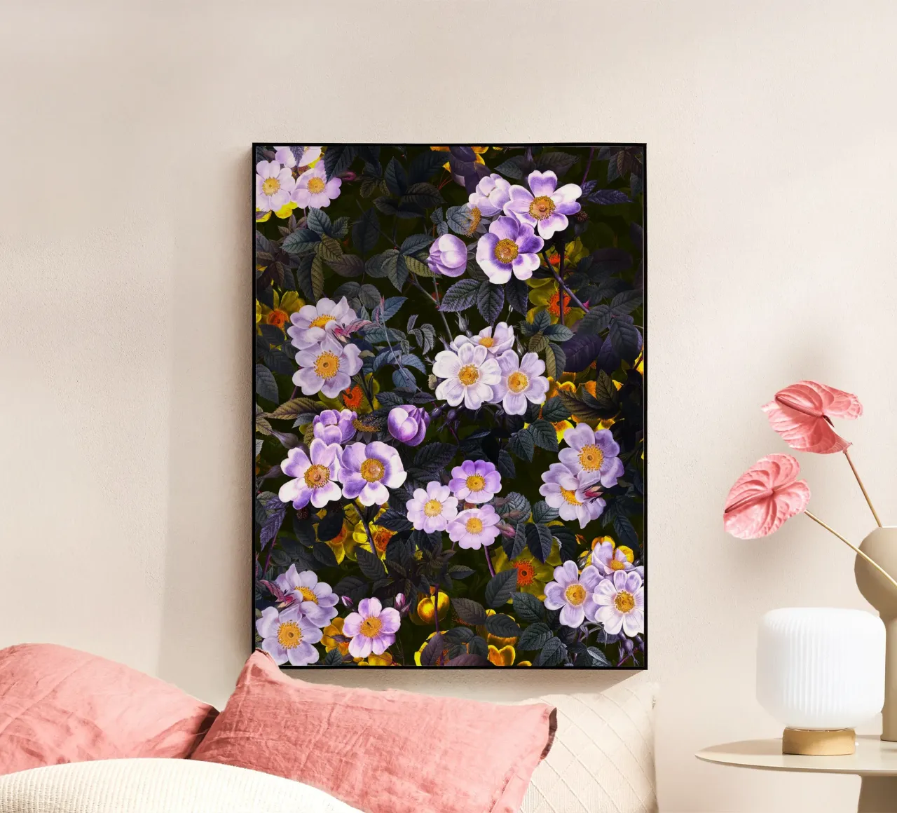 Midnight Forest IV plexiglass da burcukorkmazyurek