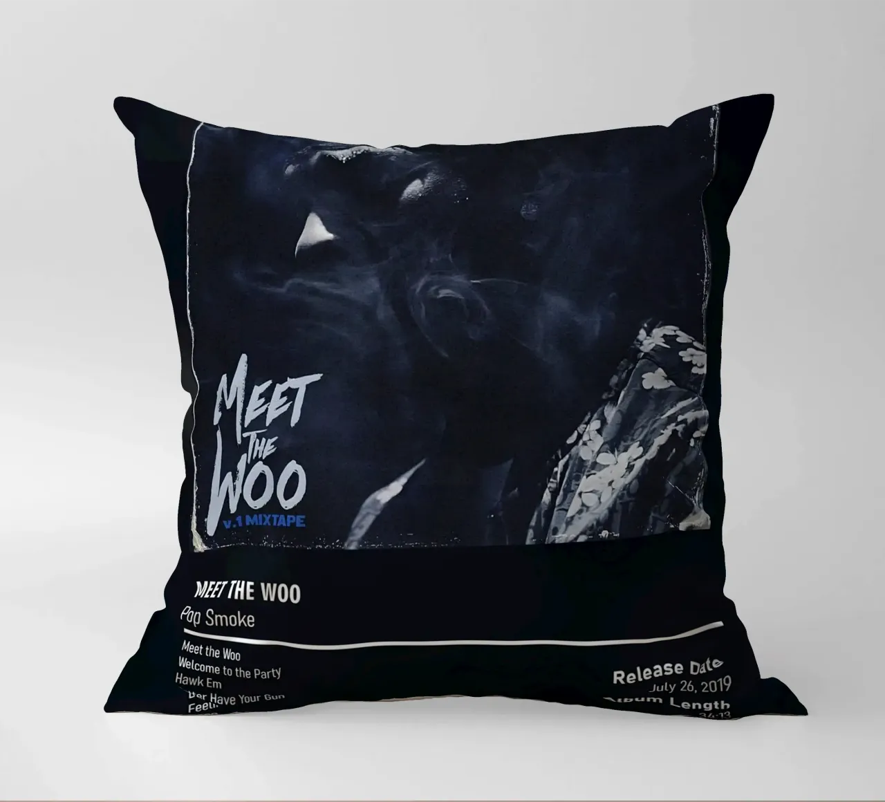Meet the Woo (Volume 1) Pop Smoke cuscino da DGUnder
