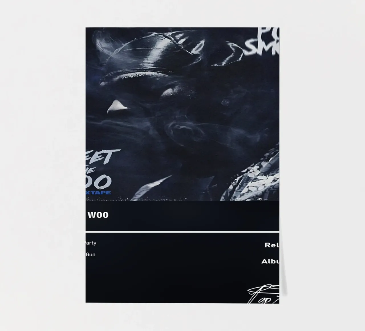 Meet the Woo (Volume 1) Pop Smoke Stickerbogen von DGUnder