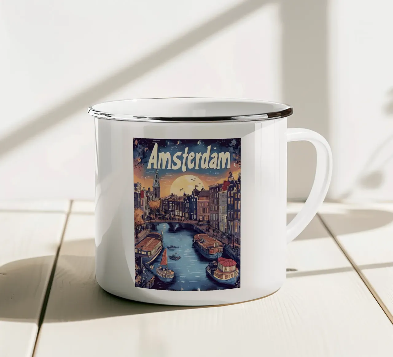 Amsterdam tazza in smalto da Guy