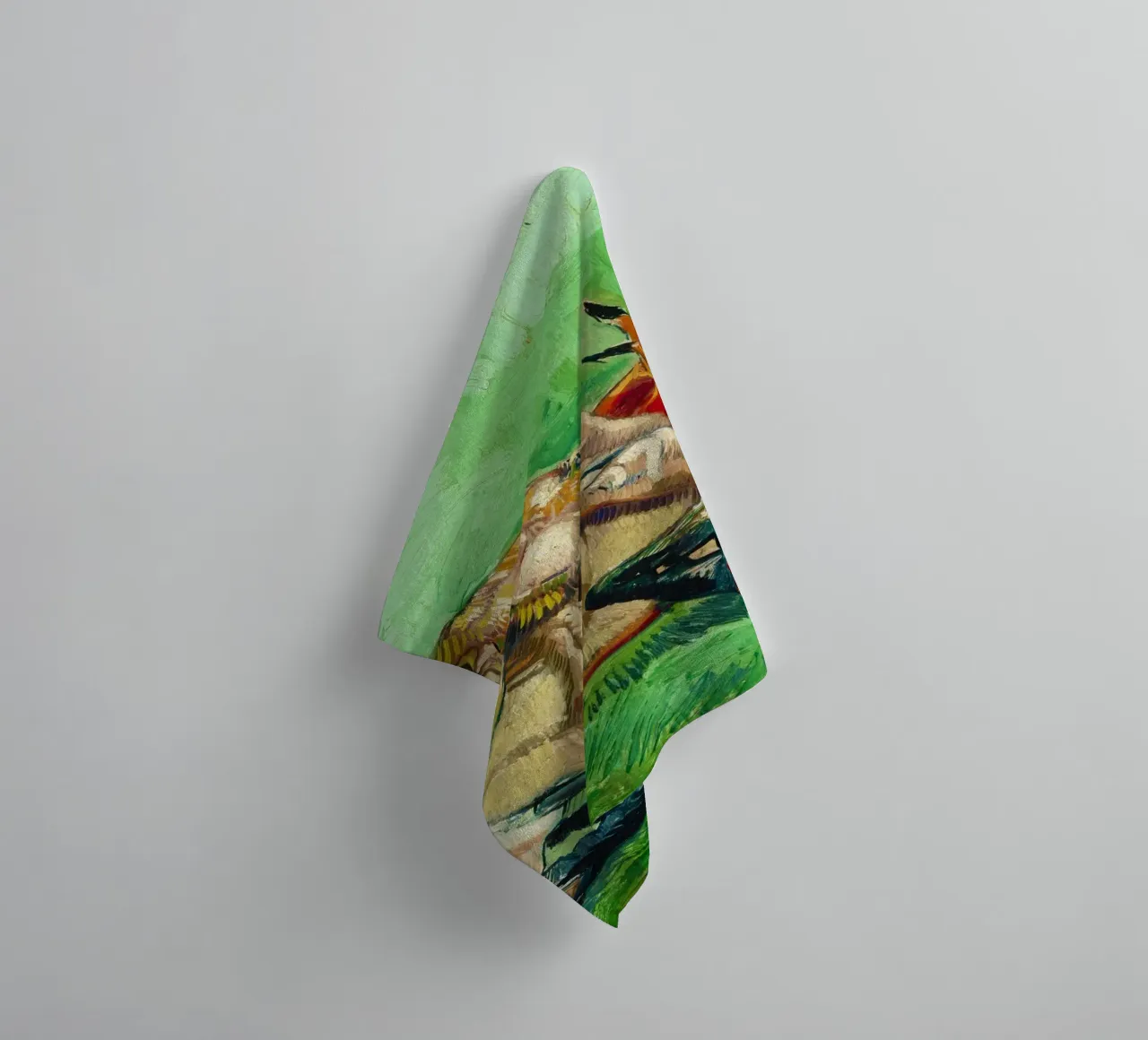 A Crab on its Back (1887) by Vincent van Gogh towel by Van Gogh Prints