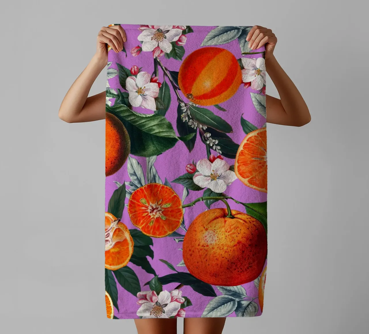 Vintage Fruit Pattern X asciugamano da bagno da burcukorkmazyurek