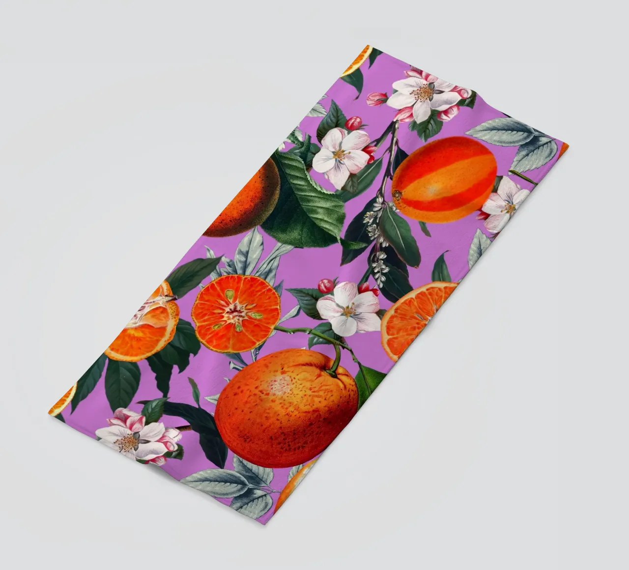 Vintage Fruit Pattern X telo mare da burcukorkmazyurek
