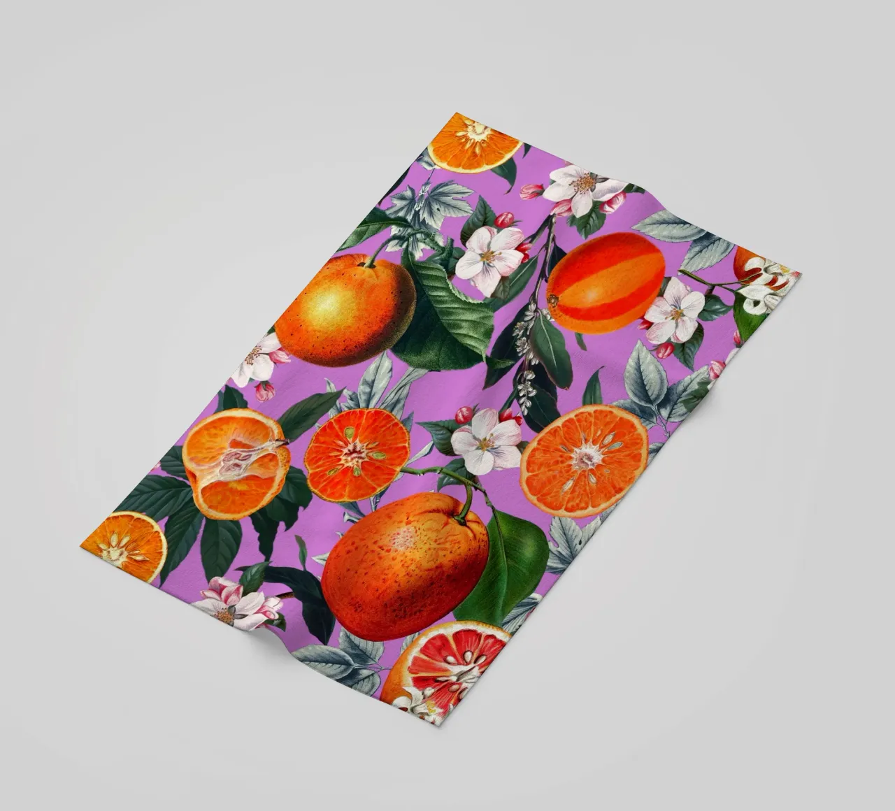 Vintage Fruit Pattern X telo mare da burcukorkmazyurek
