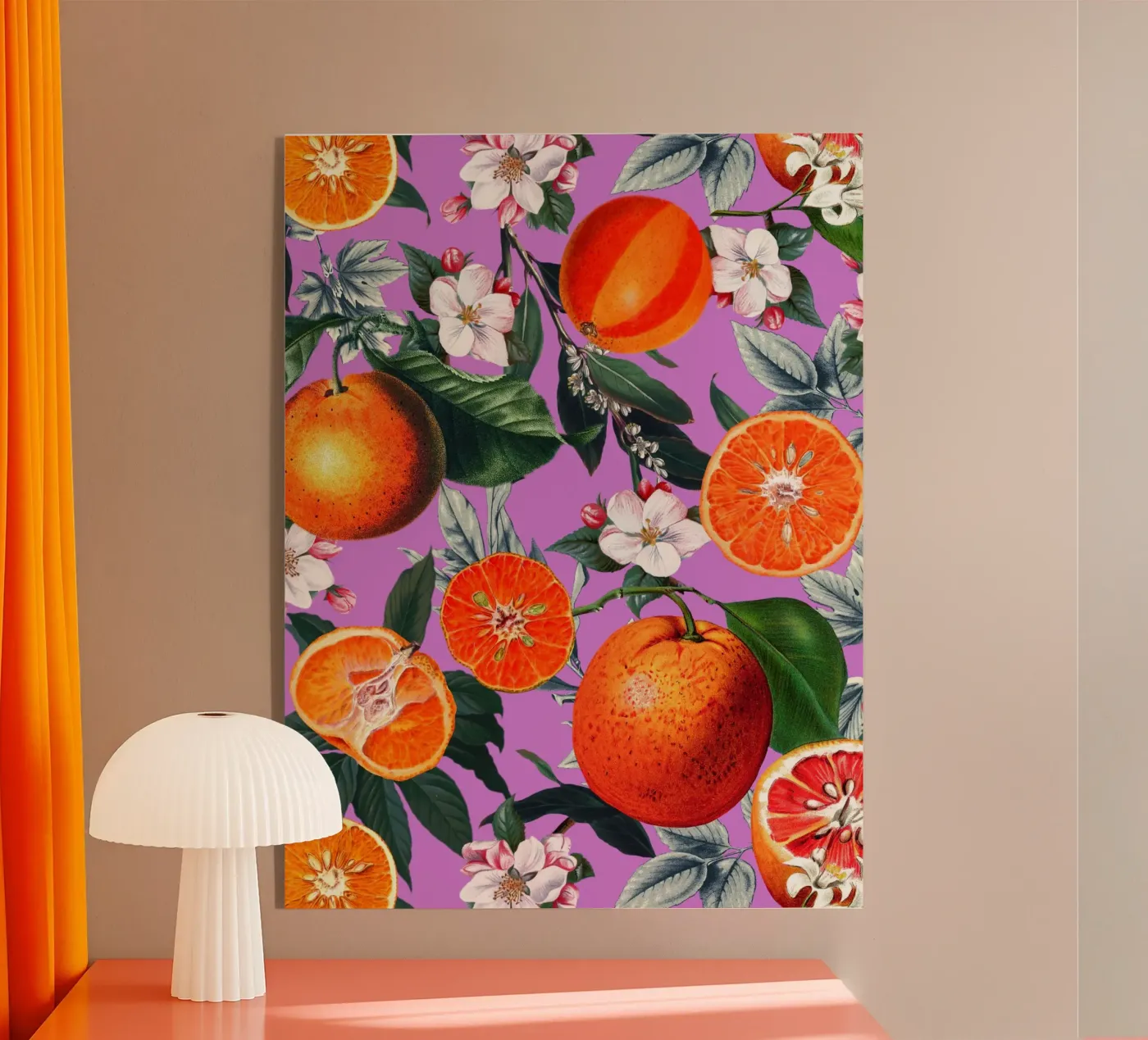 Vintage Fruit Pattern X acryl van burcukorkmazyurek