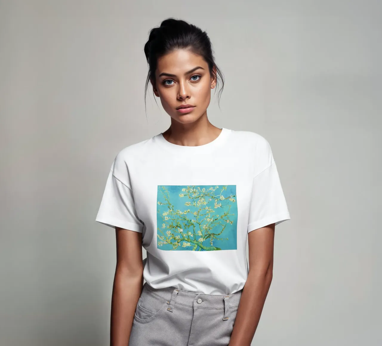 Almond Blossom (1890) by Vincent van Gogh t-shirt by Van Gogh Prints