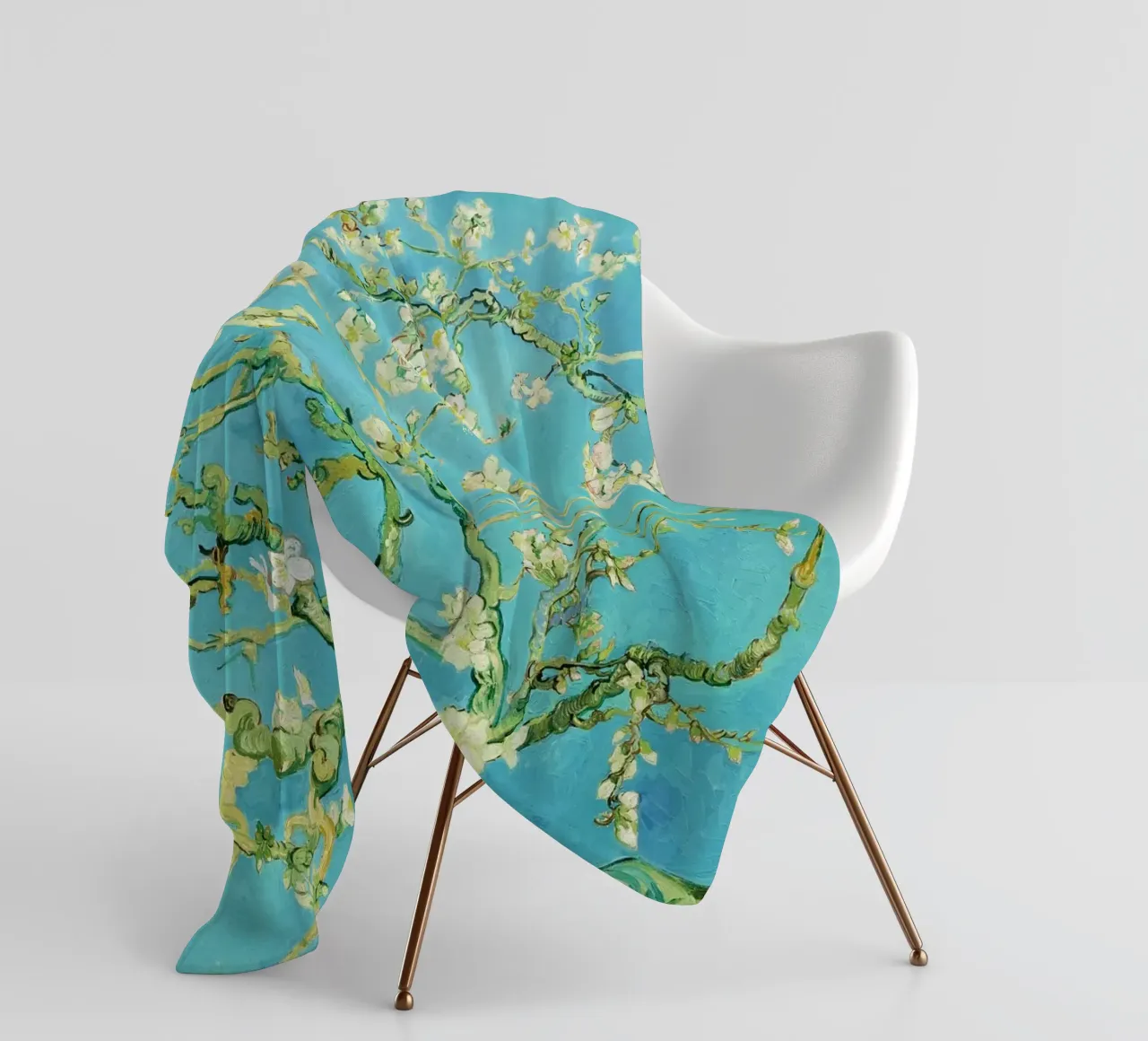 Mandorlo in fiore (1890) di Vincent van Gogh coperta in pile da Van Gogh Prints