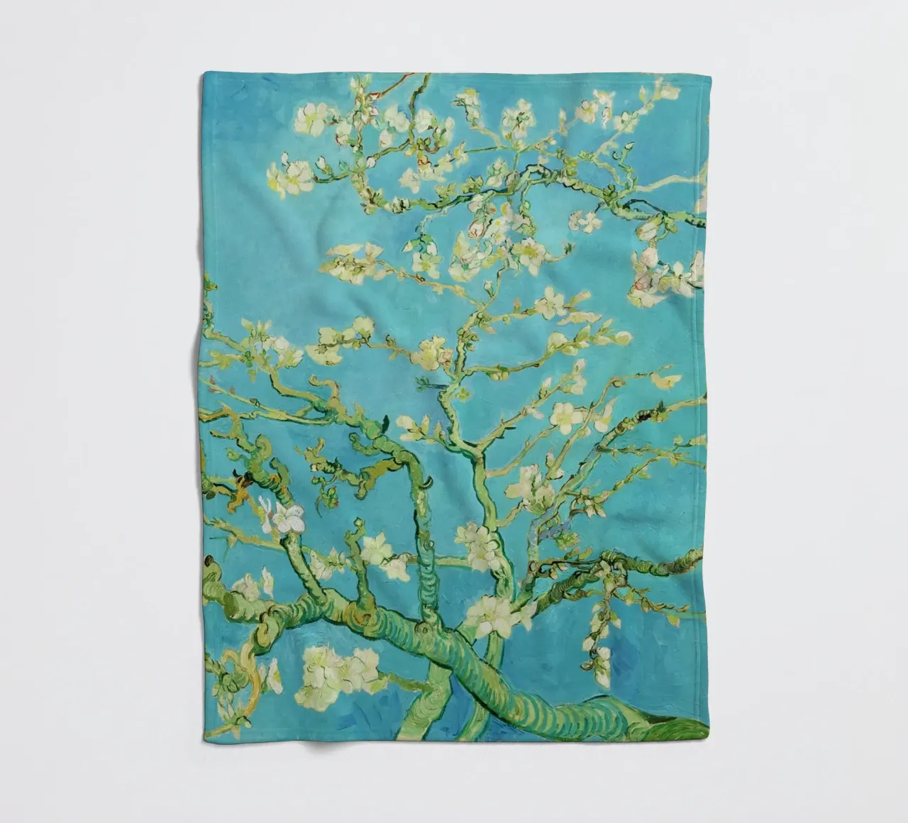 Mandorlo in fiore (1890) di Vincent van Gogh coperta in pile da Van Gogh Prints