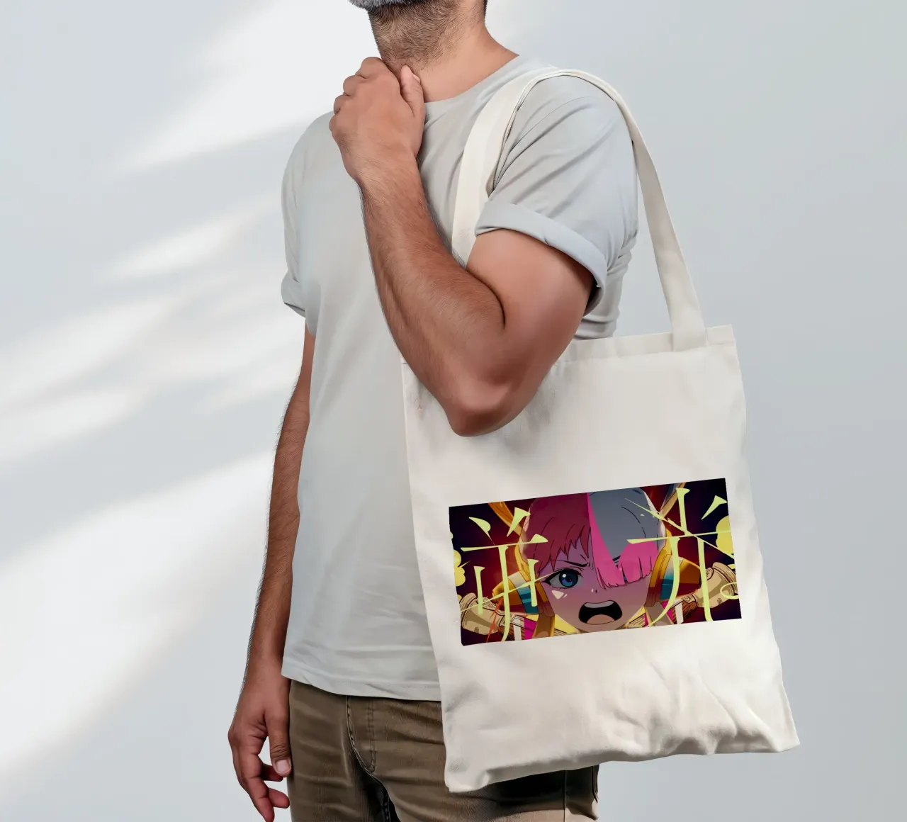 Retroilluminazione Ado borsa in juta da ManondeShop