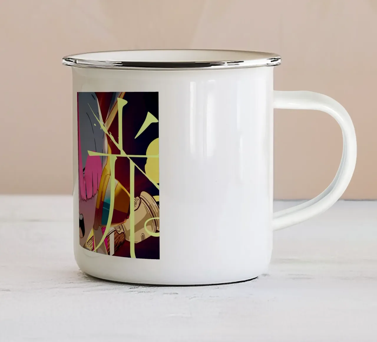 Retroilluminazione Ado tazza in smalto da ManondeShop