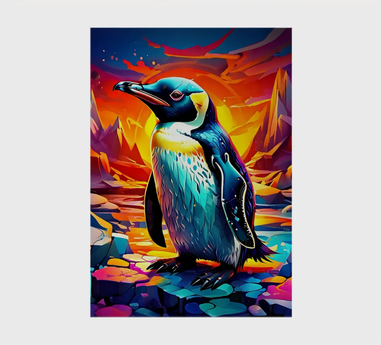 Pinguin_Stil_J_1 notebook by Tierisch bunt by LK