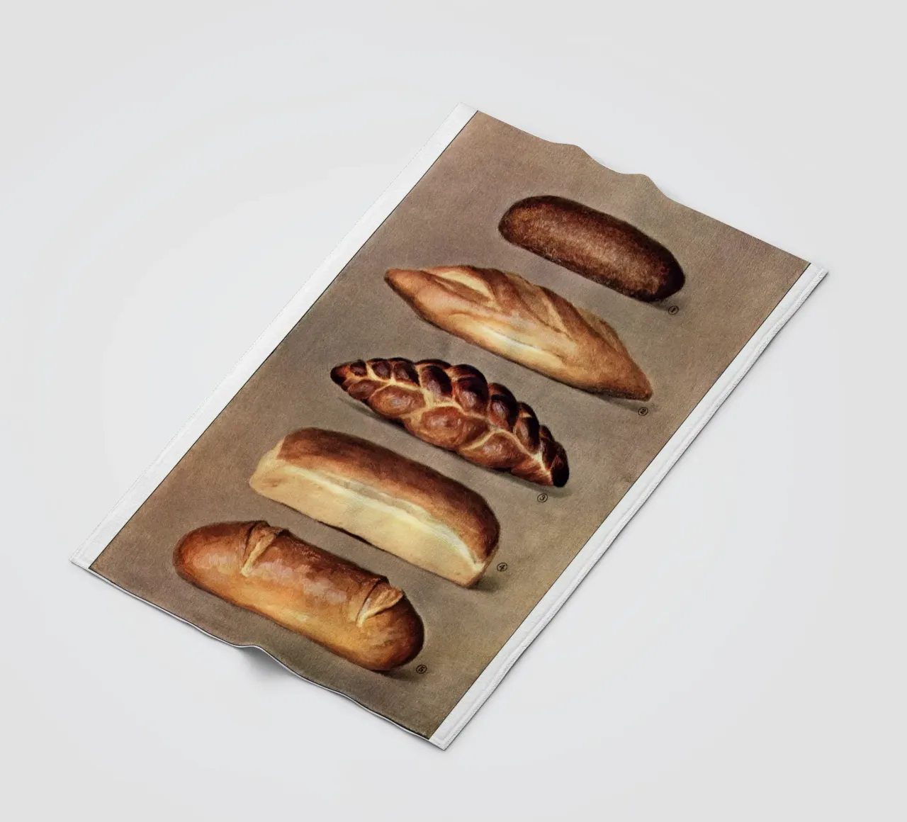 Various Baked Breads – from The Grocer’s Encyclopedia (1911) fleece blanket by Art History