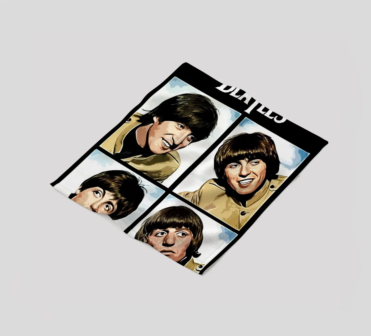 Beatles music band Art fleece blanket by music soul