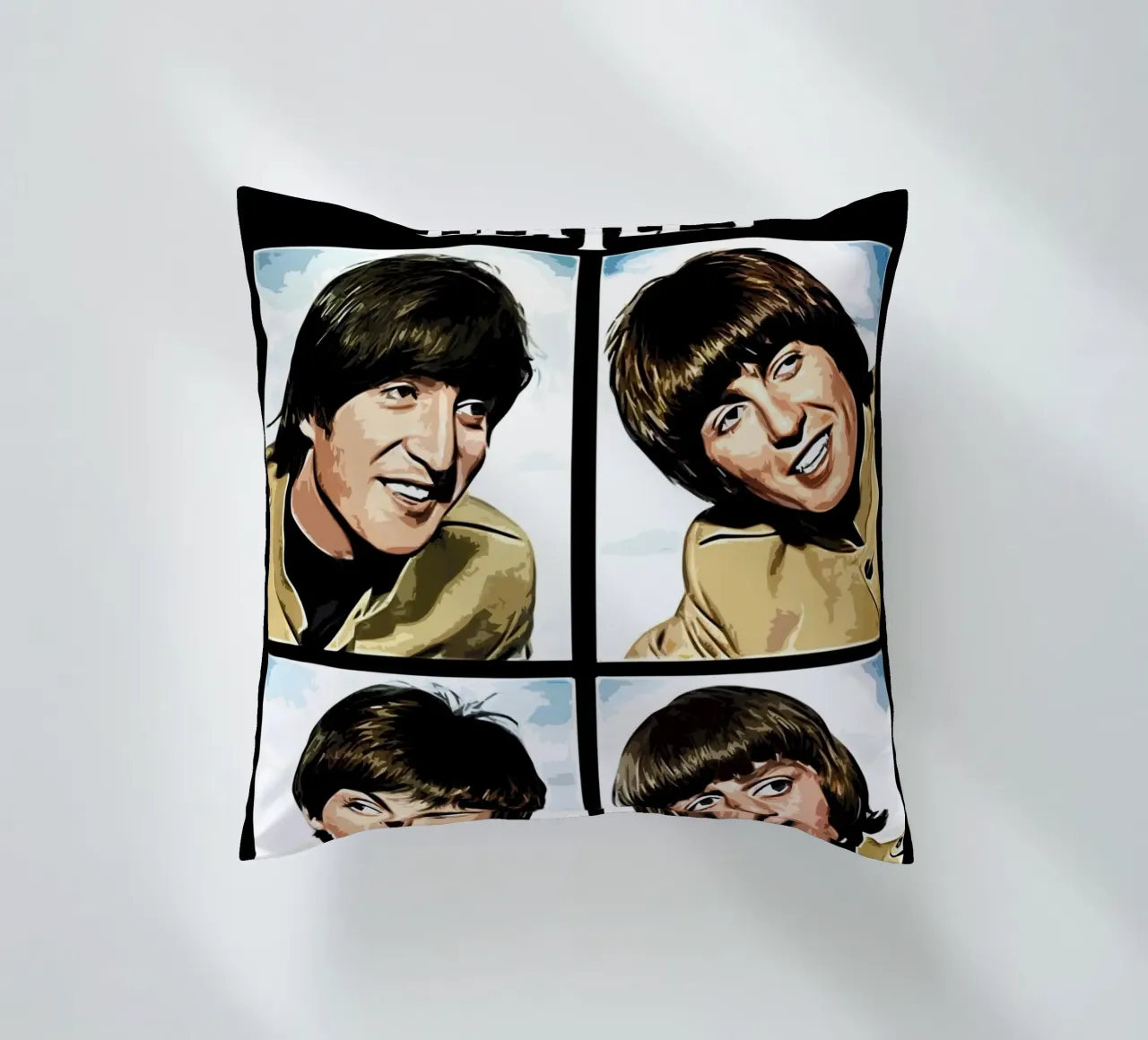 Beatles muziekband Kunst kussen van music soul