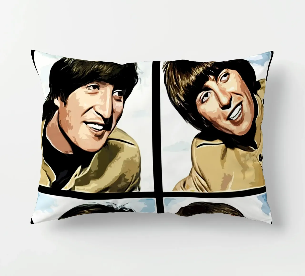 Beatles muziekband Kunst kussen van music soul