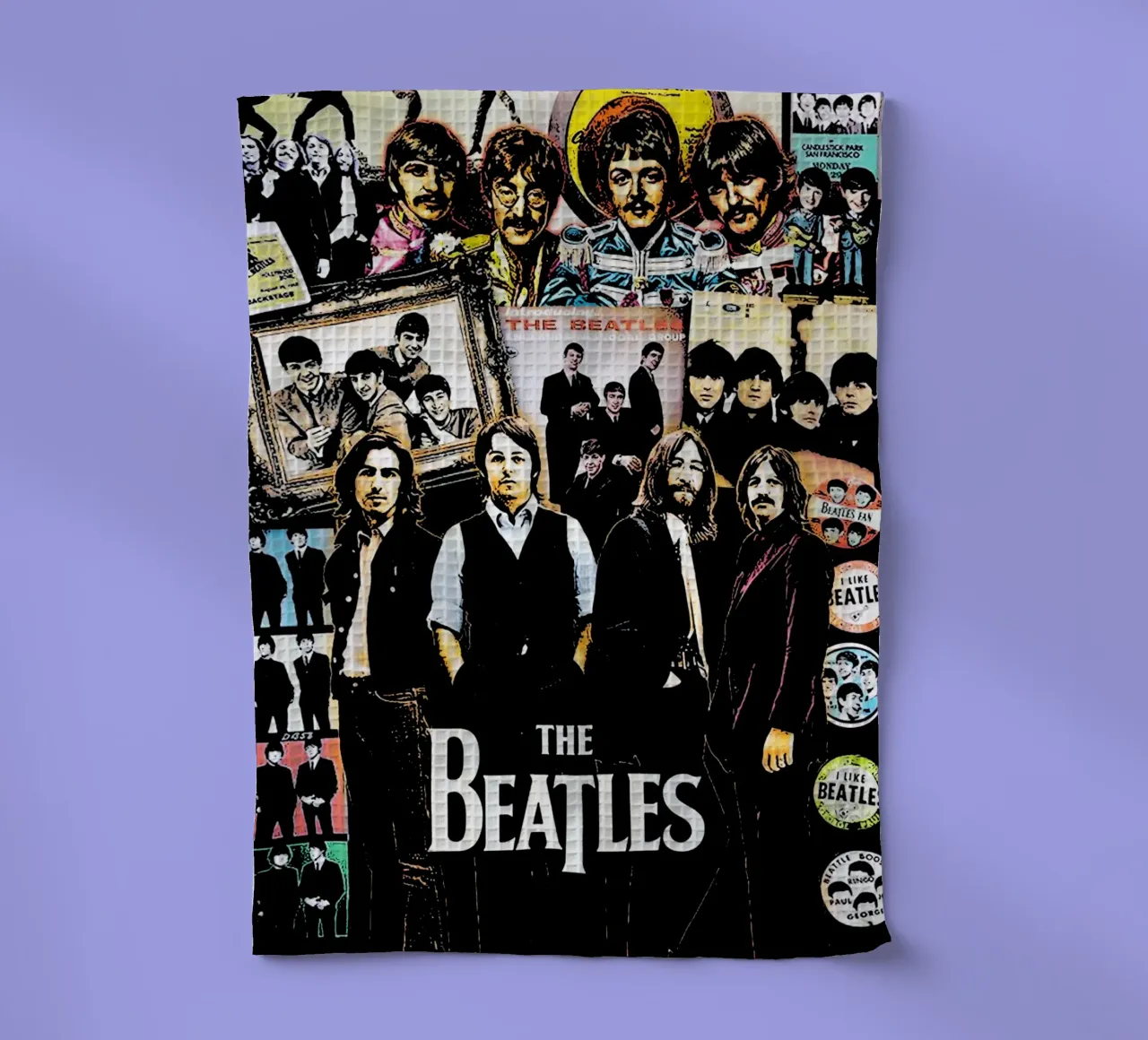 Beatles musique groupe 8 Art torchon de music soul