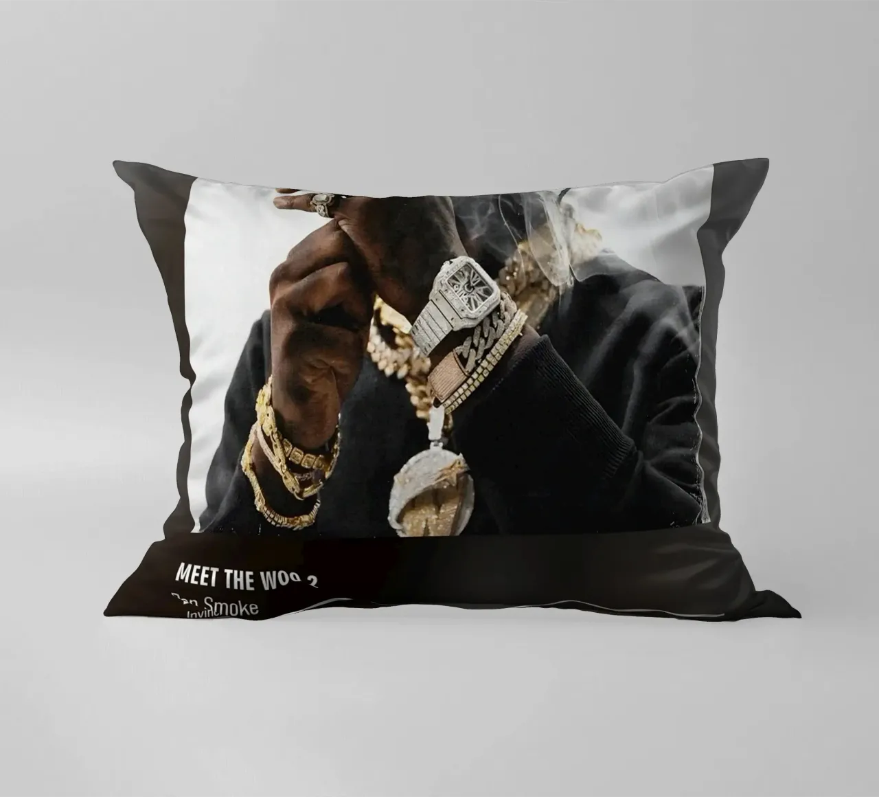 Meet The Woo 2 Pop Smoke cuscino da DGUnder