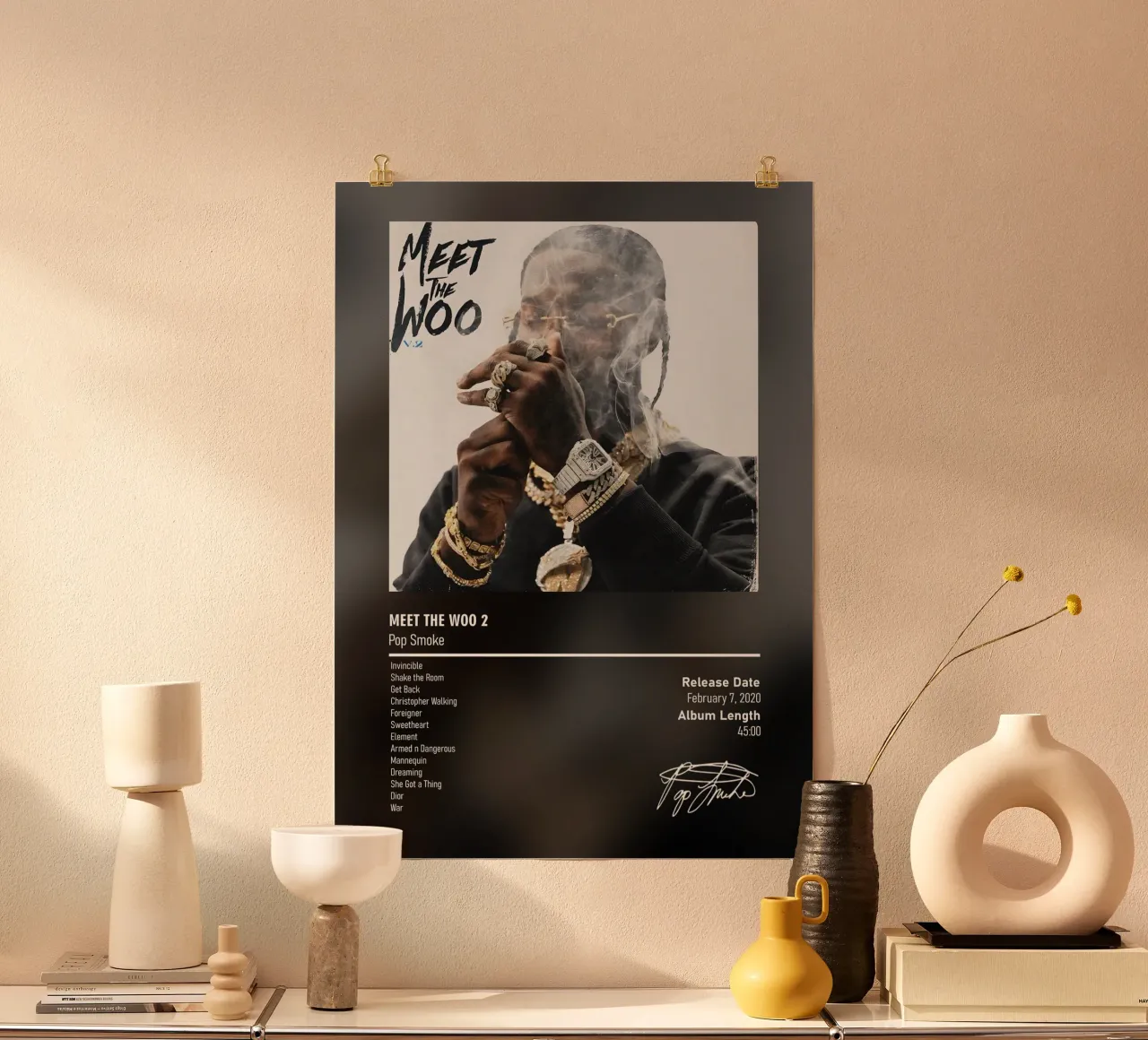 Meet The Woo 2 Pop Smoke carta hahnemühle da DGUnder