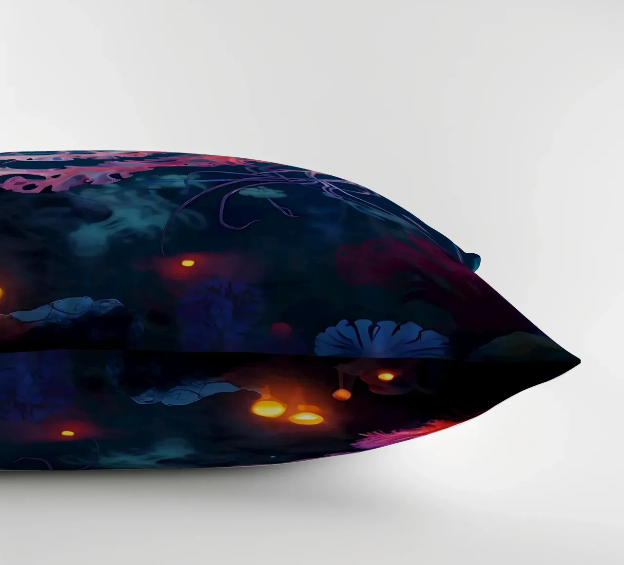 Qualle_Stil_J_1 decorative cushion by Tierisch bunt by LK