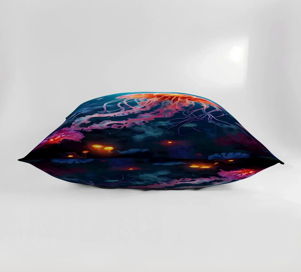 Qualle_Stil_J_1 decorative cushion by Tierisch bunt by LK