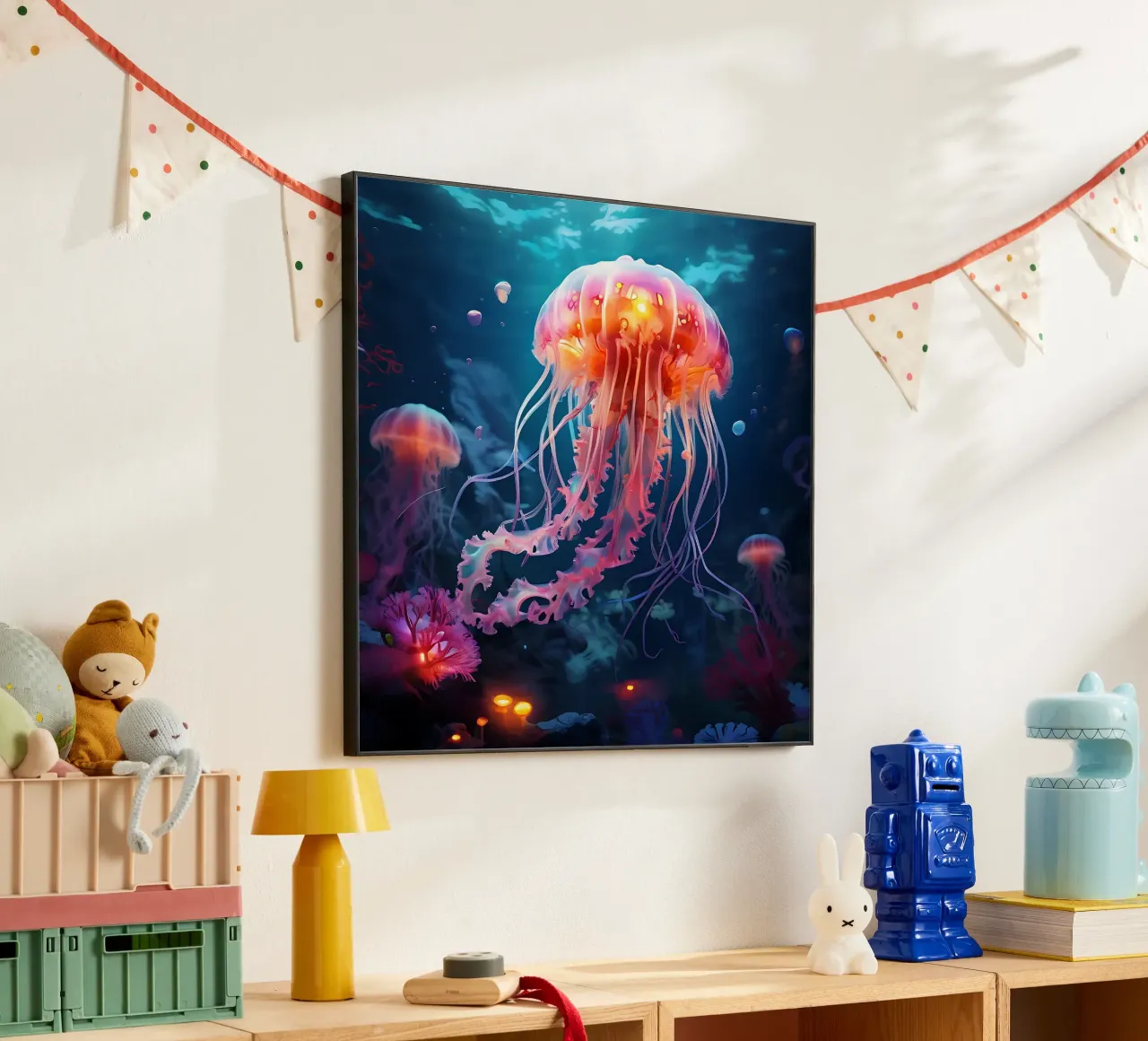 Qualle_Stil_J_1 alu-dibond by Tierisch bunt by LK